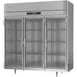 Victory RSA-3D-S1-G-HC 78" 3-Section Reach-In Refrigerator w/ 3 Glass Swing Full Doors, Aluminum Interior, 68 cu. ft. 1 image