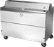 Victory VMCFD58-1-S-HC 58" Dual Sided Milk Cooler, Forced Air, 16 Crates Capacity 1 image