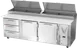 Victory VPPD93HC-3 93" 3-Section Refrigerated Pizza Prep Table w/ 2 Doors & 3 Drawers 1 image