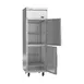 Victory VEFSA-1D-HD-HC 26" 2-Half Solid Door Reach-In Freezer, Top Mounted, 22 cu. ft., Stainless Steel Front 4 image