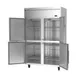 Victory VEFSA-2D-HD-HC 52" 4 Half Solid Doors 2-Section Reach-In Freezer, Top Mounted, 45 cu. ft., Stainless Steel Front 5 image