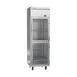 Victory VERSA-1D-HG-HC 26" 1-Section Reach-In Refrigerator w/ 2 Glass Half Doors, Aluminum Interior, 21.66 cu. ft. 1 image