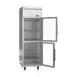 Victory VERSA-1D-HG-HC 26" 1-Section Reach-In Refrigerator w/ 2 Glass Half Doors, Aluminum Interior, 21.66 cu. ft. 4 image