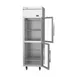 Victory VERSA-1D-HG-HC 26" 1-Section Reach-In Refrigerator w/ 2 Glass Half Doors, Aluminum Interior, 21.66 cu. ft. 5 image