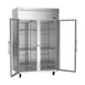 Victory VERSA-2D-GD-HC 52" 2-Section Reach-In Refrigerator w/ 2 Glass Full Doors, Aluminum Interior, 46.88 cu. ft. 4 image