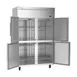 Victory VERSA-2D-HD-HC 52" 2-Section Reach-In Refrigerator w/ 4 Solid Half Doors, Aluminum Interior, 45.2 cu. ft. 4 image