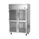 Victory VERSA-2D-HG-HC 52" 2-Section Reach-In Refrigerator w/ 4 Glass Half Doors, Electronic Control, 46.88 cu. ft. 3 image