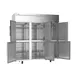 Victory VERSA-3D-HD-HC 78" 3-Section Reach-In Refrigerator w/ 6 Solid Half Doors, Aluminum Interior, 71.5 cu. ft. 4 image