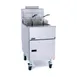 Pitco VF-65S 19" Full Pot Floor Model Gas Fryer w/ 65 lbs Capacity, 2 Twin Baskets, Millivolt Control 3 image