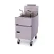 Pitco VF-65S 19" Full Pot Floor Model Gas Fryer w/ 65 lbs Capacity, 2 Twin Baskets, Millivolt Control 5 image