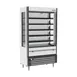 Beverage Air VMHCSL-18-1-W 47" White Slim Open Air Merchandiser, 5 Shelves, Vertical Case, 23 cu. ft. 1 image