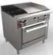 Venancio USA G36ST-12B24G 36" Gas Restaurant Range w/ (2) Open Burners, 24" Griddle Right, (1) Standard Oven, 247.000 BTU  1 image
