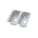 Vollrath 12065-2 Vending Cart Drop-In Sink, Two Compartment 1 image