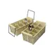 Vollrath 1372 Traex® Flatware Basket, Half-Size, (8) Compartment, with Handles 1 image
