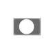 Vollrath 19189 Adapter Plate, 1 - 10-1/2" Hole, 300 Series Stainless Steel, Made in USA 1 image