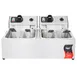 Vollrath 40708 Split Pot Countertop Electric Fryer w/ 4 Small Baskets, 20-Lb. Capacity, 208/240V 1 image