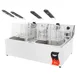 Vollrath 40708 Split Pot Countertop Electric Fryer w/ 4 Small Baskets, 20-Lb. Capacity, 208/240V 4 image