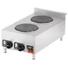 Vollrath 40739 15" Electric Countertop Cayenne Hotplate with (2) Solid Burners, Manual Controls, 208/240v 1 image
