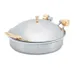 Vollrath 46121 Intrigue Solid Top Induction Chafer 6-Qt 5.8 L 18/8 SS Cover 45/90° 15‑1/2"×3‑5/32" 1 image