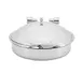 Vollrath 46123 Intrigue Top Chafer – 6-Qt 18/8 SS Trim, 18-0 Pans, Cover With Hinge, 45°/90° Tilt 1 image