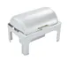 Vollrath 46255 New York, New York Chafer – 9‑Qt 18/8, Brass, Dome, 25" x 17½" x 18½" 1 image