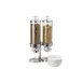Vollrath 4635210 Somerville Double Cereal Dispenser, Countertop, 4‑Qt (Each) Steel Mirror 1 image
