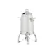 Vollrath 4635710 Somerville 7‑Qt Soup Urn, Stainless Steel, Lift‑Off Cover, 13"L x11"W x23‑1/2"H 1 image