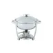 Vollrath 46506 Round Food Pan, 6 Quart, High Mirror Finish, 18-8 Stainless Steel 1 image