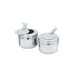 Vollrath 46864 Fuel Holder, 8 oz., 3-5/8" dia. x 2-7/16"H, Stainless Steel, 2-11/16" Handle 1 image
