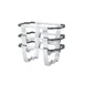 Vollrath 46886 Dakota™ Stackable Stand, 9 Quart, Nylon Handles, 18/8 Stainless Steel, Made in USA 1 image