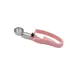 Vollrath 47402 Disher, .54 oz, Size 60 (1-3/8" Dia.), Stainless Steel, Pink Plastic Handle 1 image
