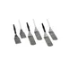 Vollrath 4808820 Heavy-Duty Stainless Steel Turner with Ergo Grip® Black Handle 1 image