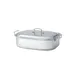 Vollrath 49431 Miramar French Oven, 7 Quart, 14"W x 11"D x 3"H, Stainless Steel with Cover 1 image