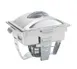 Vollrath 49529 Maximillian Steel™ 18/8 Half-Size Chafer, 4.1 Quart, 15-27/32" x 11-5/8" x 12-3/16" 1 image