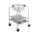 Vollrath 79002 Bowl Stand/Dolly, Mobile, with Tray Slides 1 image