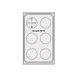 Vollrath 8241914 Miramar Template, Stainless Steel, 6 Round Cutouts, 12 Gauge, Fits 12" x 20" Wells 1 image