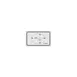 Vollrath 8242314 Miramar Template, Stainless Steel, 21-1/8" x 12-3/4", 1 Large Oval Cutout 1 image