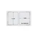 Vollrath 8243014 Miramar Single Size Template, Stainless Steel, 2 Food Pan Cutouts 21-1/8" x 12-3/4" 1 image