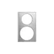 Vollrath 8243316 Miramar Single Size Template, Stainless Steel, 21-1/8" x 12-3/4", 2 Round Cutouts 1 image