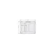 Vollrath 8250214 Well Template, Fits Two 3/4" Pans, 12‑Gauge, 21‑1/8"×25‑3/4", NSF/Dishwasher, USA 1 image