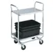 Vollrath 97160 Chrome Plated Two-Shelf Thrift-I-Cart - 31.5 x 16 x 36.5 1 image