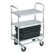 Vollrath 97167 Chrome Plated Three-Shelf Thrift-I-Cart - 40.5 x 21 x 36.5 1 image