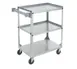 Vollrath 97326 Three Shelf Knocked Down Stainless Steel  Utility Cart - 30.87 x 17.75 x 33.75 1 image