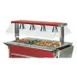 Vollrath 9860404 Access 60" Buffet Breath Guard with Customer Side Acrylic Extended To Work Surface 1 image