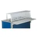 Vollrath 9861006 Single Deck Classic Cafeteria Breath Guard 1 image
