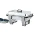 Vollrath 99860 Dakota™ Chafer, 9‑Quart 18/8 Rectangular, 2½" Food Pan, Water Pan & Dome Cover 1 image