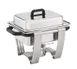 Vollrath 99870 Dakota™ Half-Size Chafer, 4.1 Quart (3.8L) 18/8 Stainless Steel, Legs, Nylon Handles 1 image
