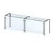 Vollrath CB98650 Contemporary Breath Guard, Cafeteria with Top Shelf 1 image
