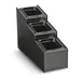 Vollrath CTCPAN3-6 Countertop Condiment Organizer, 7-11/16"W x 21"D x 14-5/8"H, Black ABS Acrylic, NSF 1 image