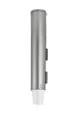 Vollrath PLC-4 Gravity Feed Cup Dispenser, 1 Sleeve, 26-7/8"W x 5-1/5"D, Stainless Steel, Wall Mount 1 image